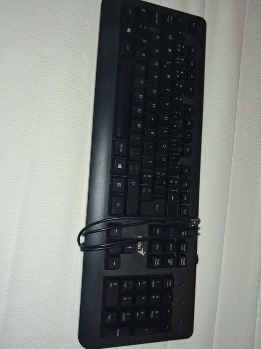 Teclado e monitor