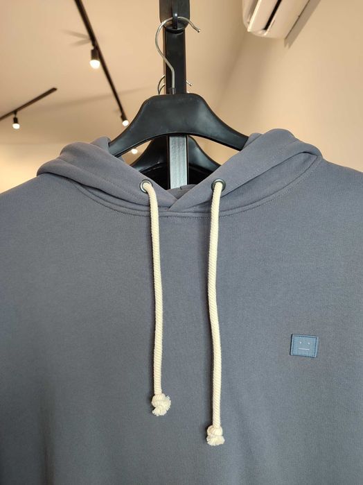Худі Acne Studios Appliquéd Hoodie Grey