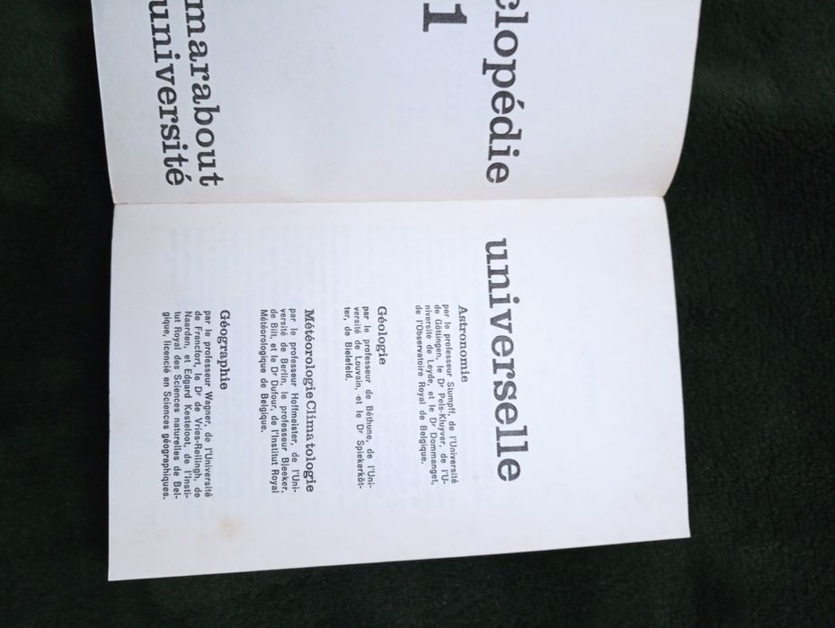 Encyclopédie universelle  - 1  Marabout Université 1963