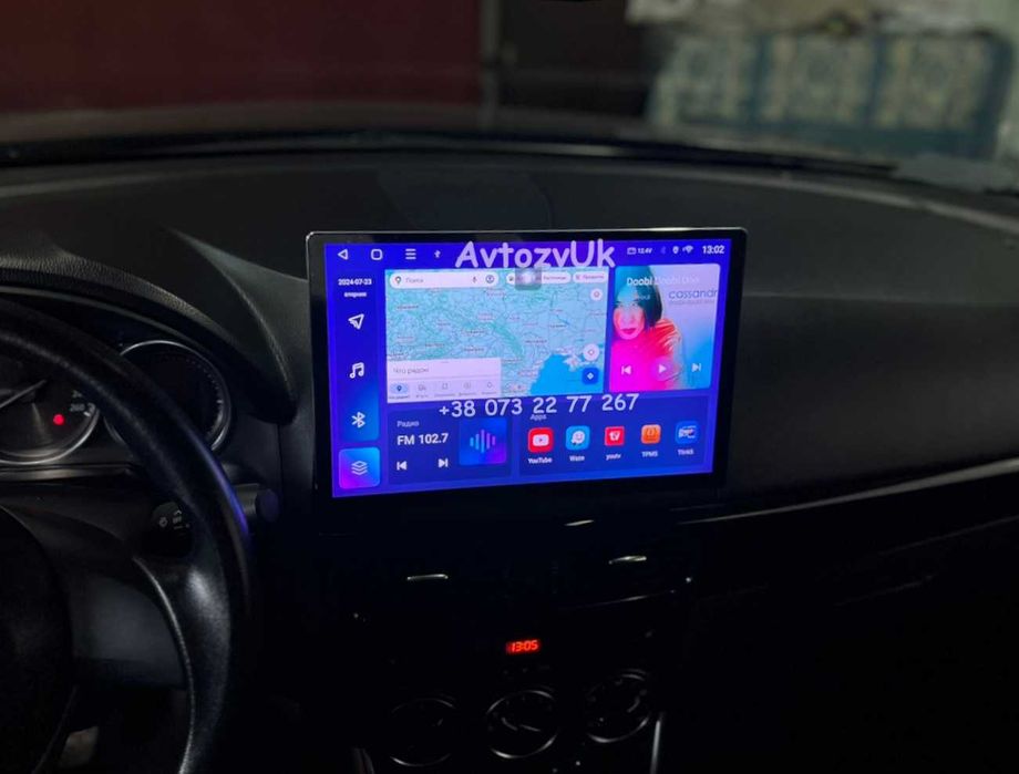 Магнітола CX-5 MAZDA CX-3 2 Мазда 2 СХ-5 Дисплей CarPlay Андроїд 16