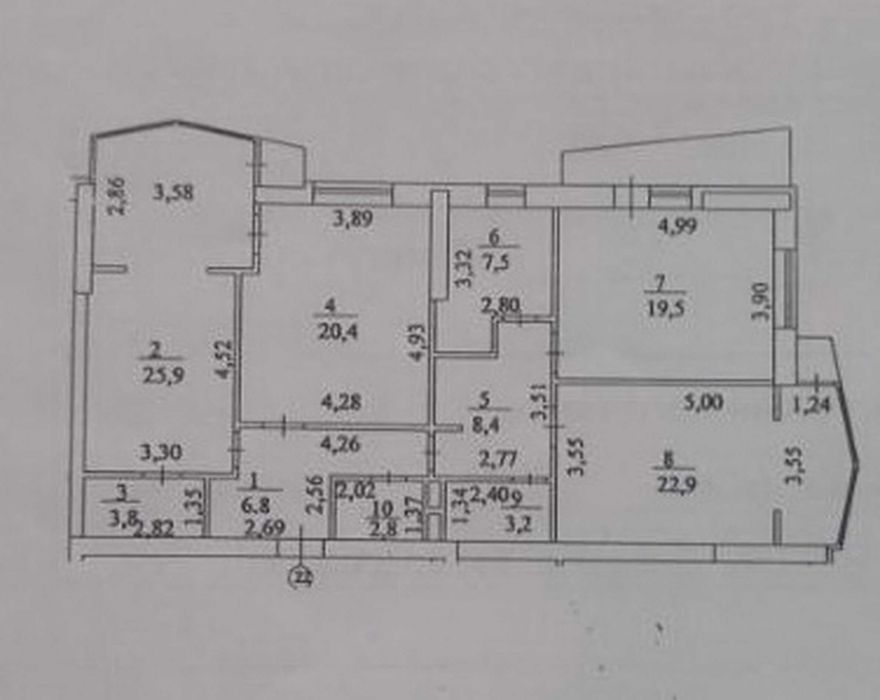 Оренда 3-кімнатної квартири по вул. Січневих Стрільців (Артема) 52А