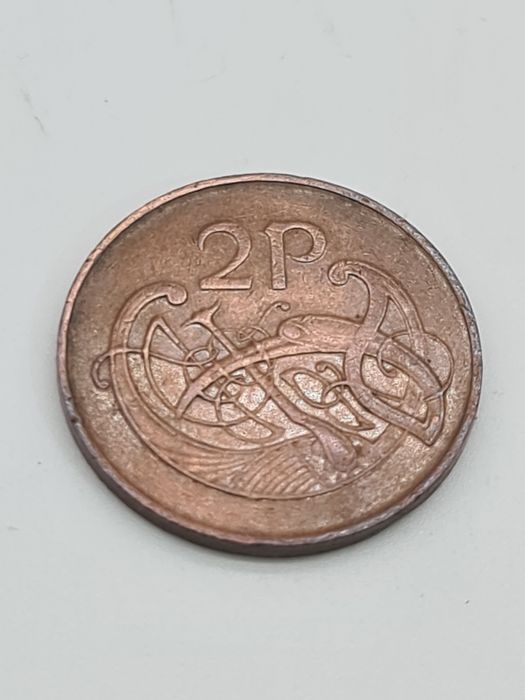 Moeda de 2 penny Irlanda 1976