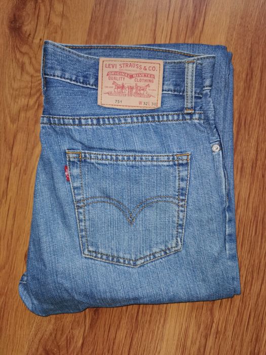 Levi's 751 W32 L30 spodnie jeansowe jeansy Levis