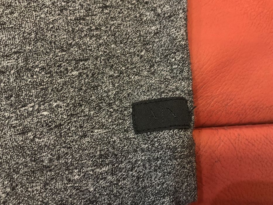 Футболка Armani Exchange slim, серый меланж, р.XXL