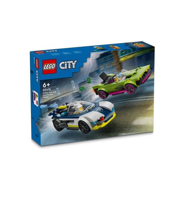 LEGO CITY 60415 Pościg Radiowozu Za Muscle Carem Klocki Zestaw *NOWE*