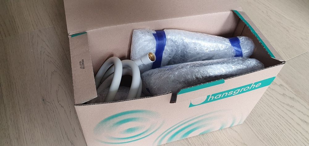 Hansgrohe Pulsify S zestaw prysznicowy z termostatem BIAŁY