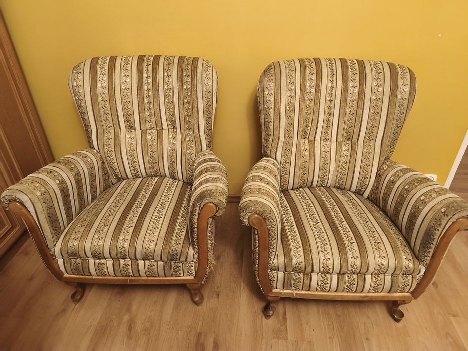 Zestaw dwóch foteli wygodne