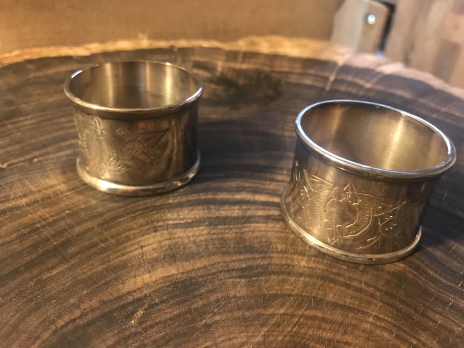 Anel para guardanapo em prata