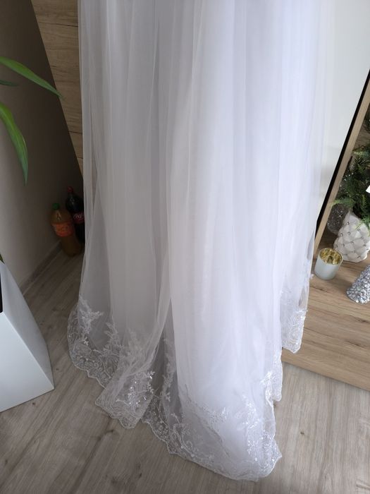 Przepiękna suknia ślubna M/L