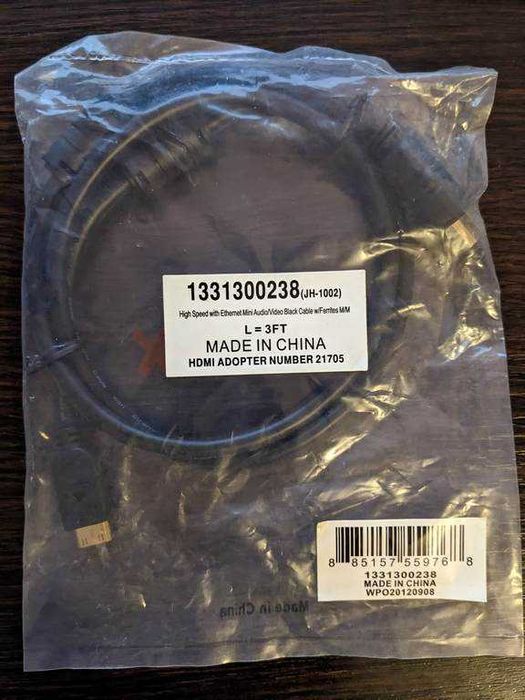 Кабель mini HDMI — HDMI