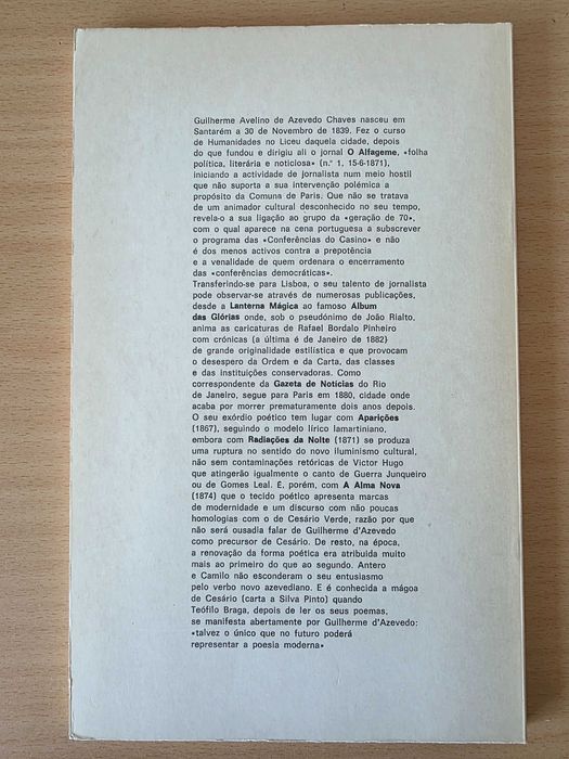 Livro "Alma Nova" de Guilherme d'Azevedo