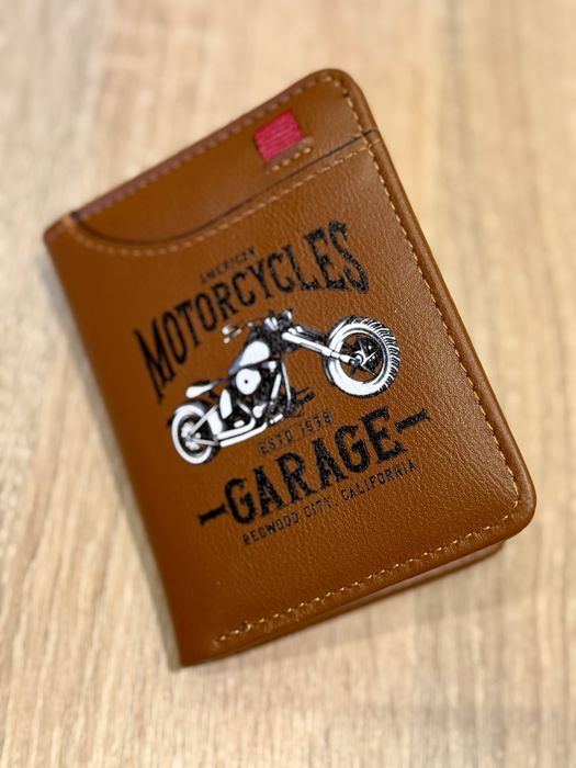 Portfel męski motocyklowy motyw mega różne wzory