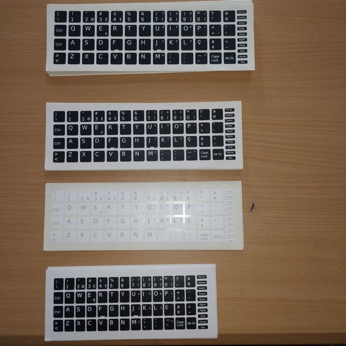 Stickers/Keyboard Self-Adhesive PT Black - Keyboard64168937165827121