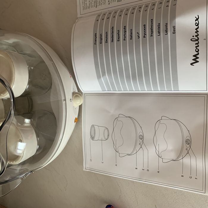 Йогуртница MOULINEX для приготовления домашнего цогурта