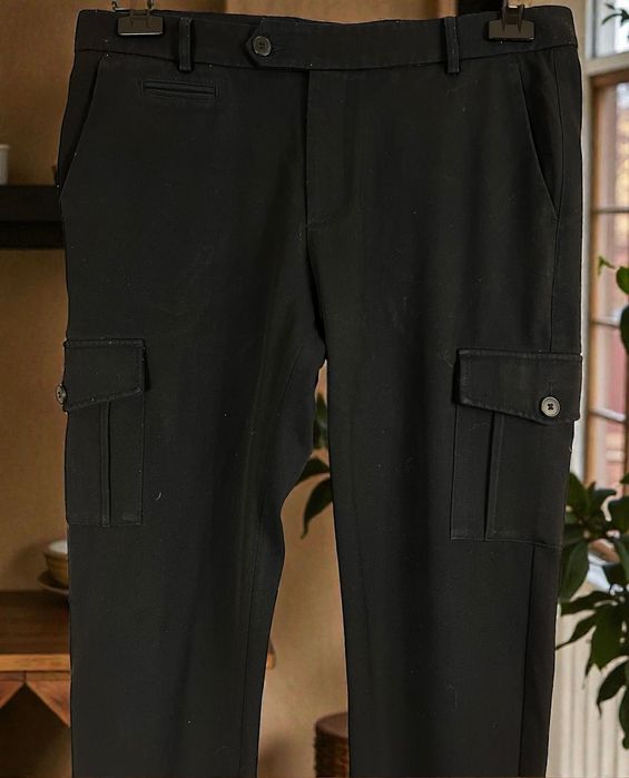Les Deux Como Cargo Pants roz. 34 męskie czarne spodnie slim fit