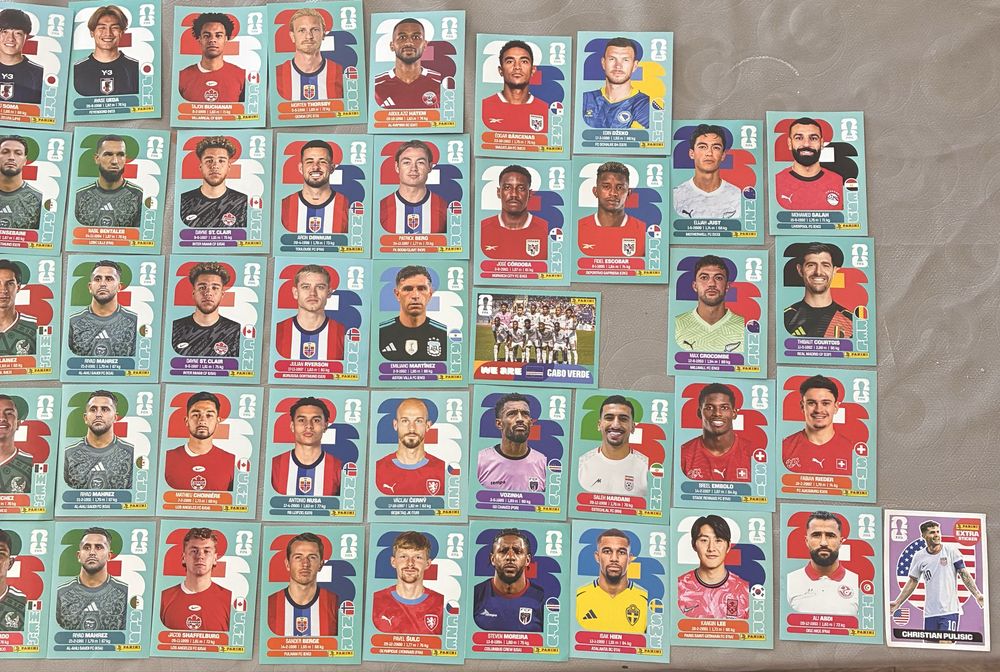 Cromos Mundial 2026 Repetidos (Aceito Trocas)