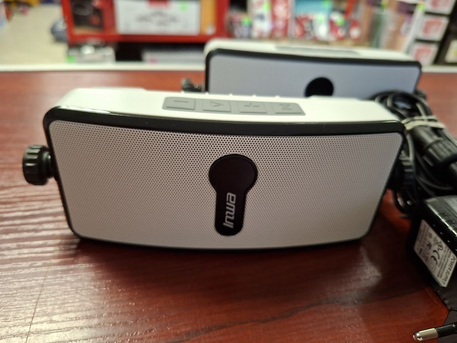 Głośniki Bluetooth Inwa MZ-511 biało czarne 2 szt