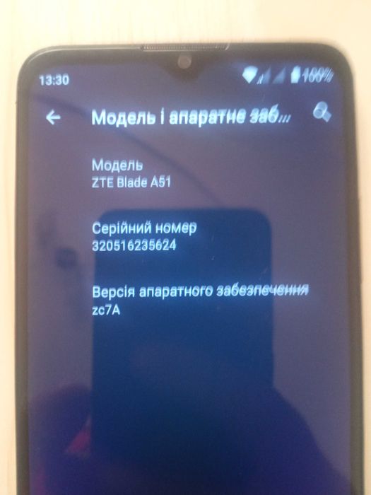 Телефон ZTE Blade A51 4/64 синій