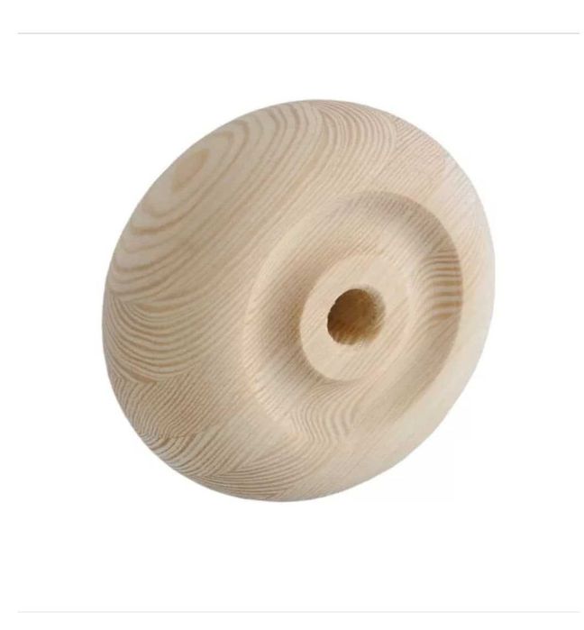 Zakończenie poręczy Kornik 60 x 50 mm koło buk  dąb