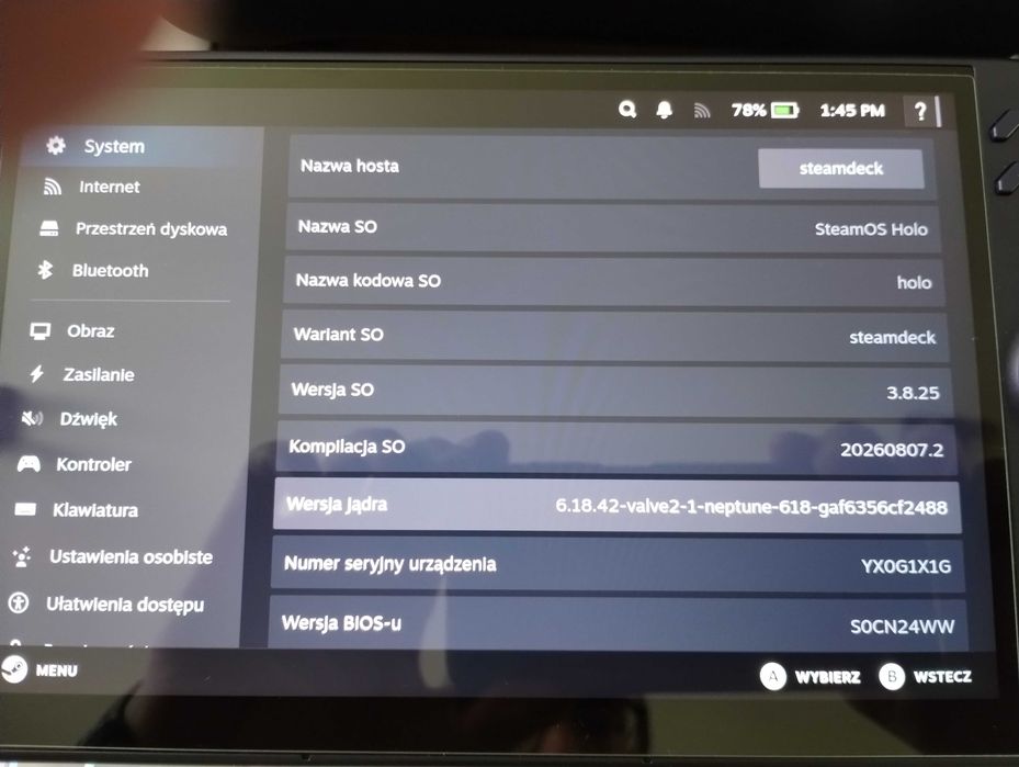 Konsola, handheld Lenovo Legion Go S, SteamOS, Z1 Extreme