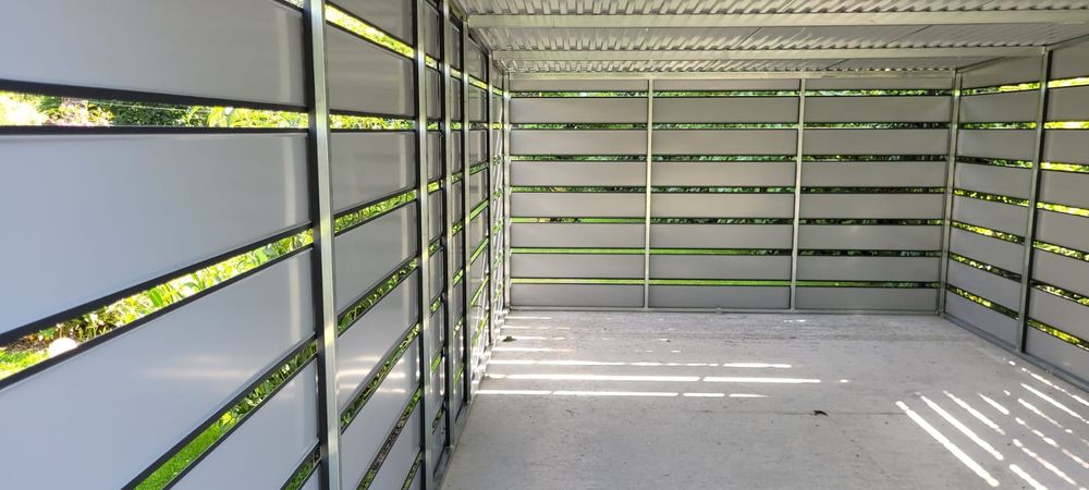 Garaż blaszany wiata garażowa 9x5m
