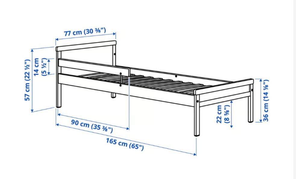 Cama criança IKEA (c/ colchão)