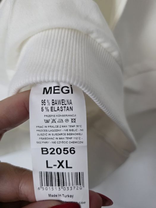 Megi super jakość bawełniana bluza L-XL 42 44