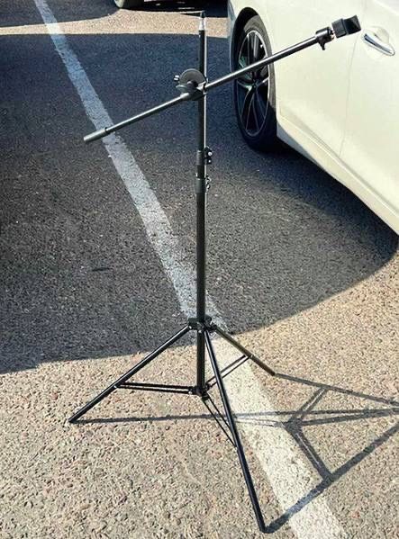 Штатив-журавель для телефону та кільцевої лампи, тримач, тринога.
