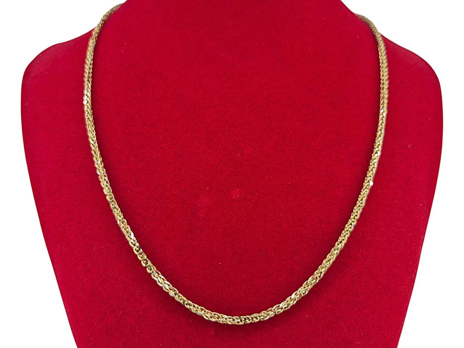 Przepiękny złoty łańcuszek lisi ogon 5,43G 14K