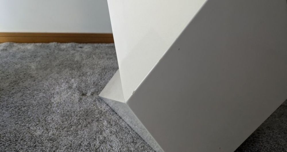 Mesa de vidro com designe