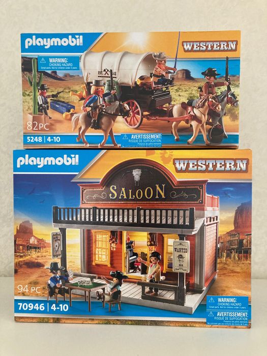 Playmobil серія Western 70946 Салун з ковбоями та 5248 рейнджери.