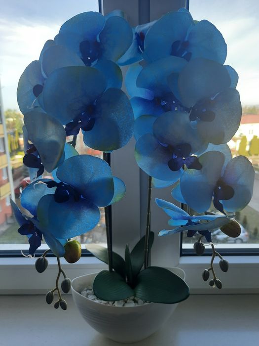 Storczyk sztuczny satynowy jak żywy