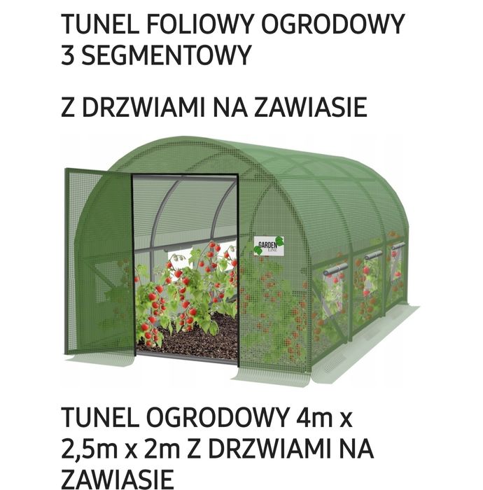 Stelaż tunelu ogrodowego konstrukcja