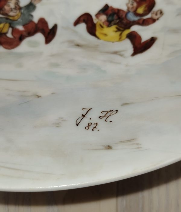 Talerz kolekcjonerski - krasnale