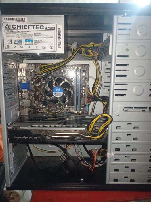 Игровой ПК! с монитором RX 570/i5/8DDR3/SSD120