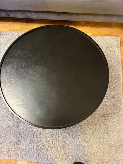 Stolik kawowy czarny, 70cm BORGEBY