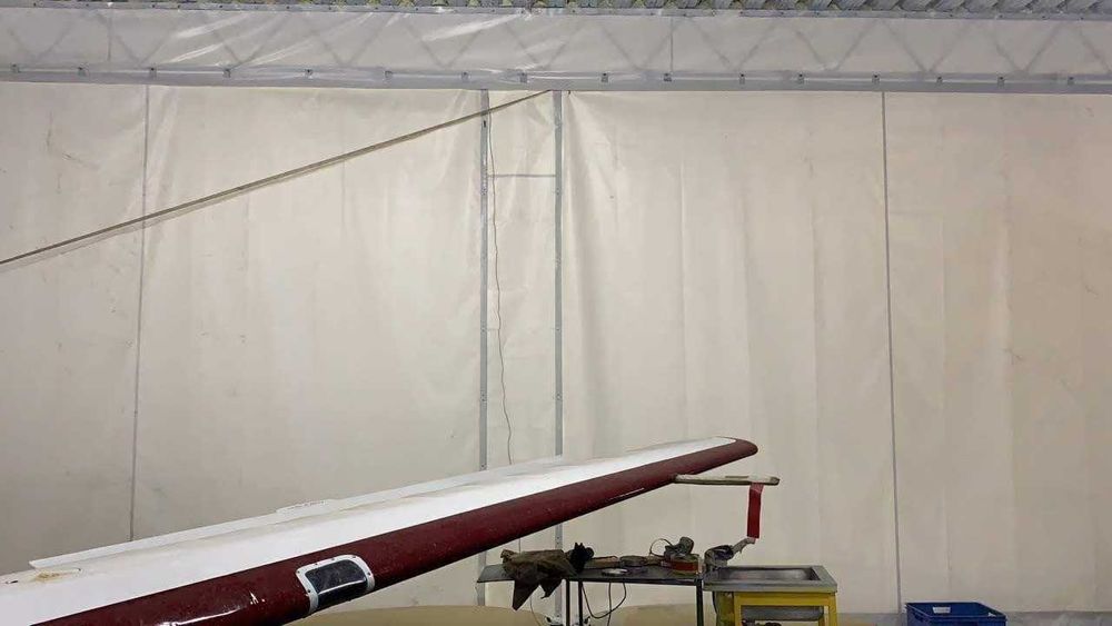 Штори-перегородки з тканини ПВХ для гаража/склада