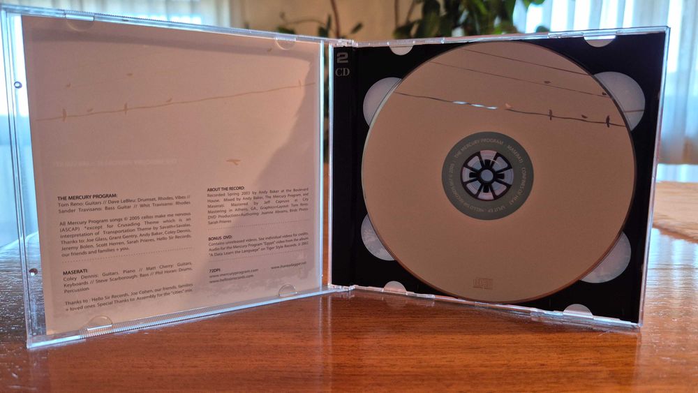 Vendo CD+DVD "Confines of Heat" Split EP, The MERCURY PROGRAM+MASERATI