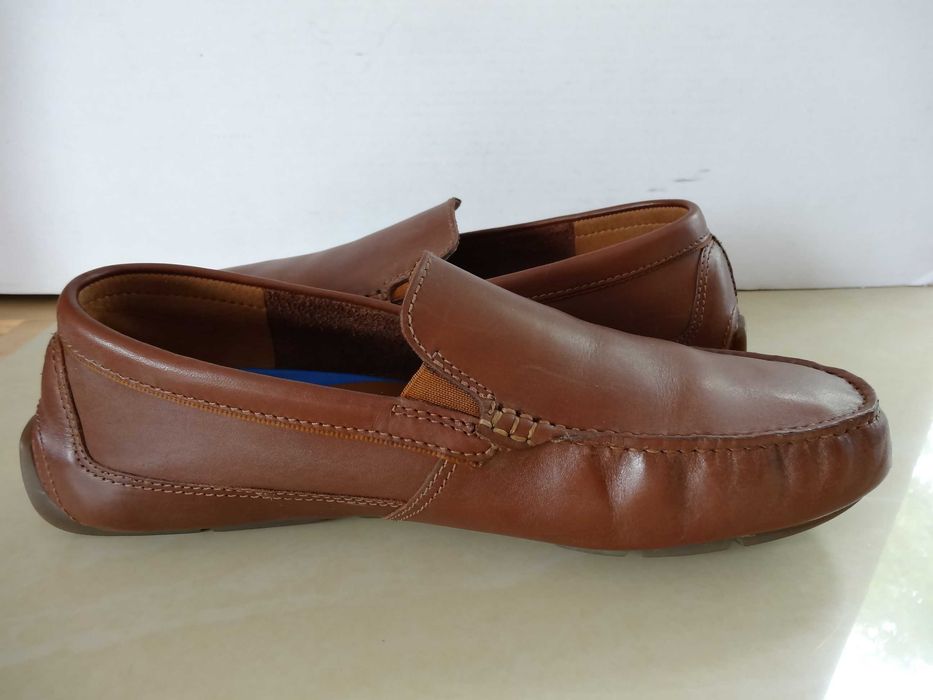 Buty CLARKS roz 46 Mokasyny SKÓRA