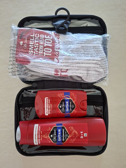 Kit Old Spice necessaire desodorizante gel de banho meias - Novo a estrear