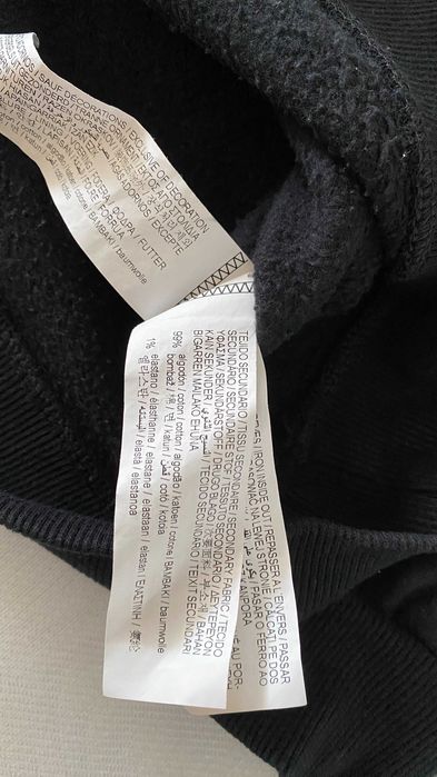 Hoodie preto Pull&Bear