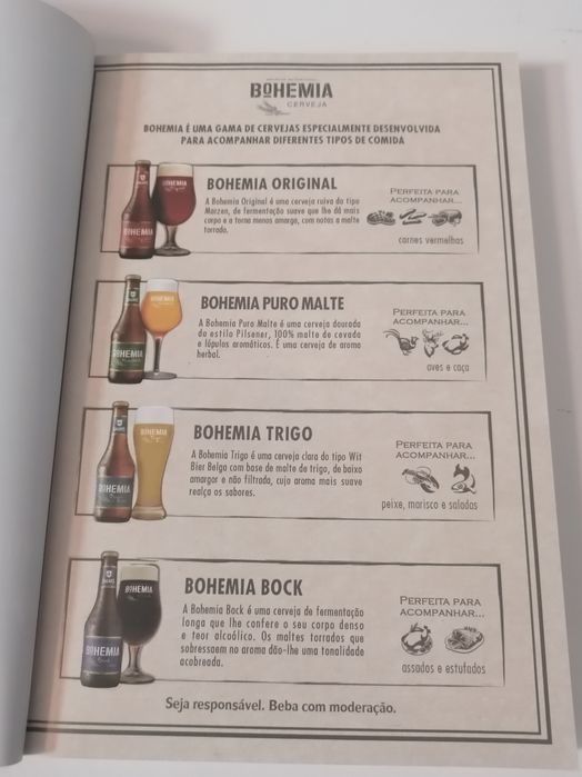 Guia de restaurantes 2018, edição Time Out, patrocínio cerveja Bohemia
