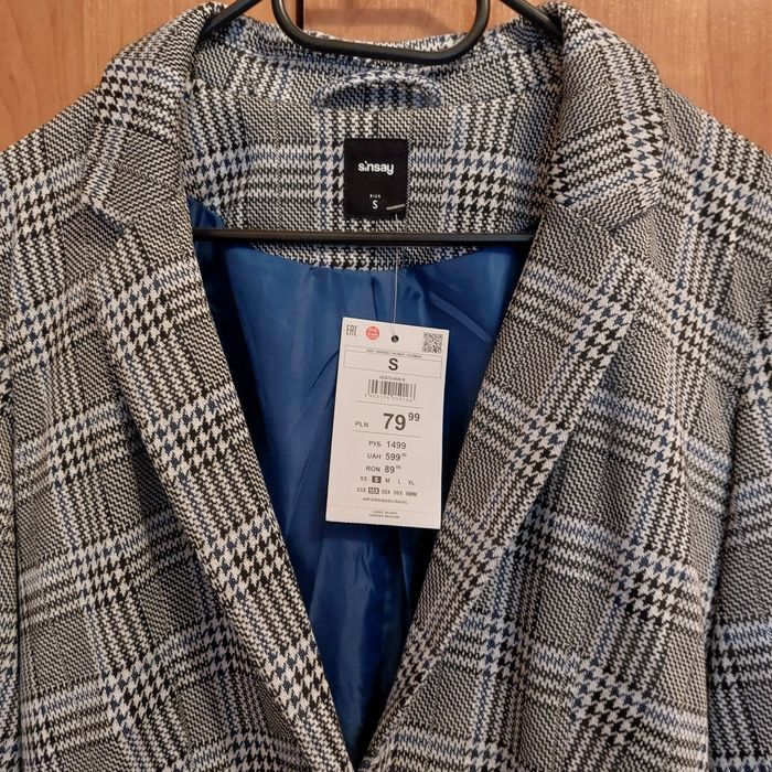 Elegancka marynarka Sinsay w kratkę