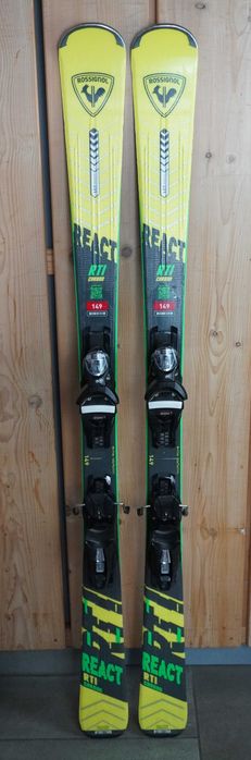 Narty Rossignol React RTI Carbon, długość 149 cm, używane / 6595