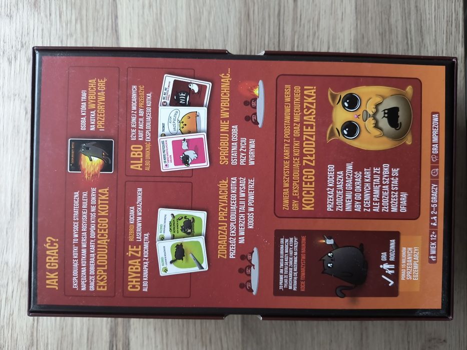 Gra karciana "Eksplodujące kotki: Koci złodziejaszek"