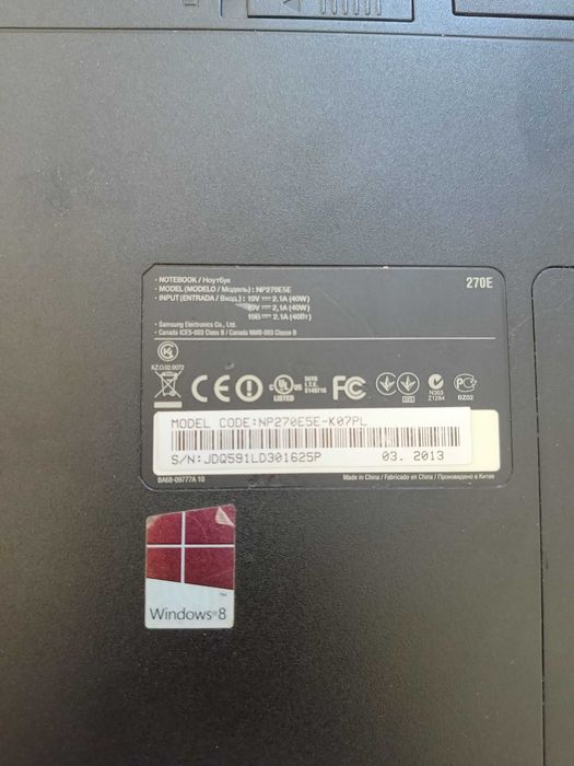 Sprzedam laptopa Samsung NP270E5E