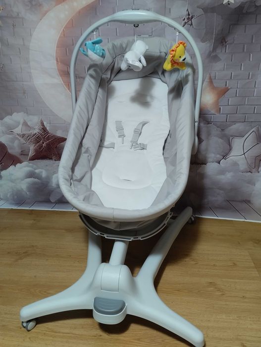 Chicco Baby Hug 4w1 Glacial łóżeczko krzesełko dostawka