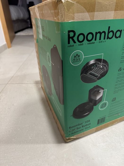 aspirador iroboot roomba 105+base auto