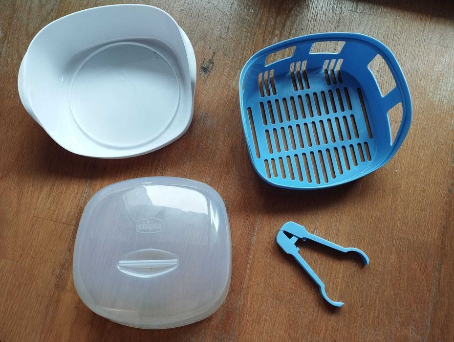 Esterilizador microondas Chicco, para biberões, tetinas e acessórios