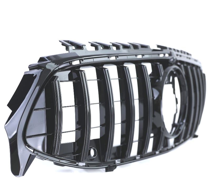 GRELHA FRONTAL MERCEDES CLA C118 19-23 LOOK AMG GT PRETO BRILHANTE